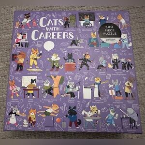 NIB GALISON cats with careers 500 piece puzzle cats jigsaw puzzle
